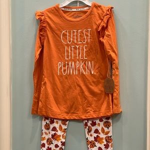 Girls Rae Dunn Fall 2 Piece Outfit (6x)